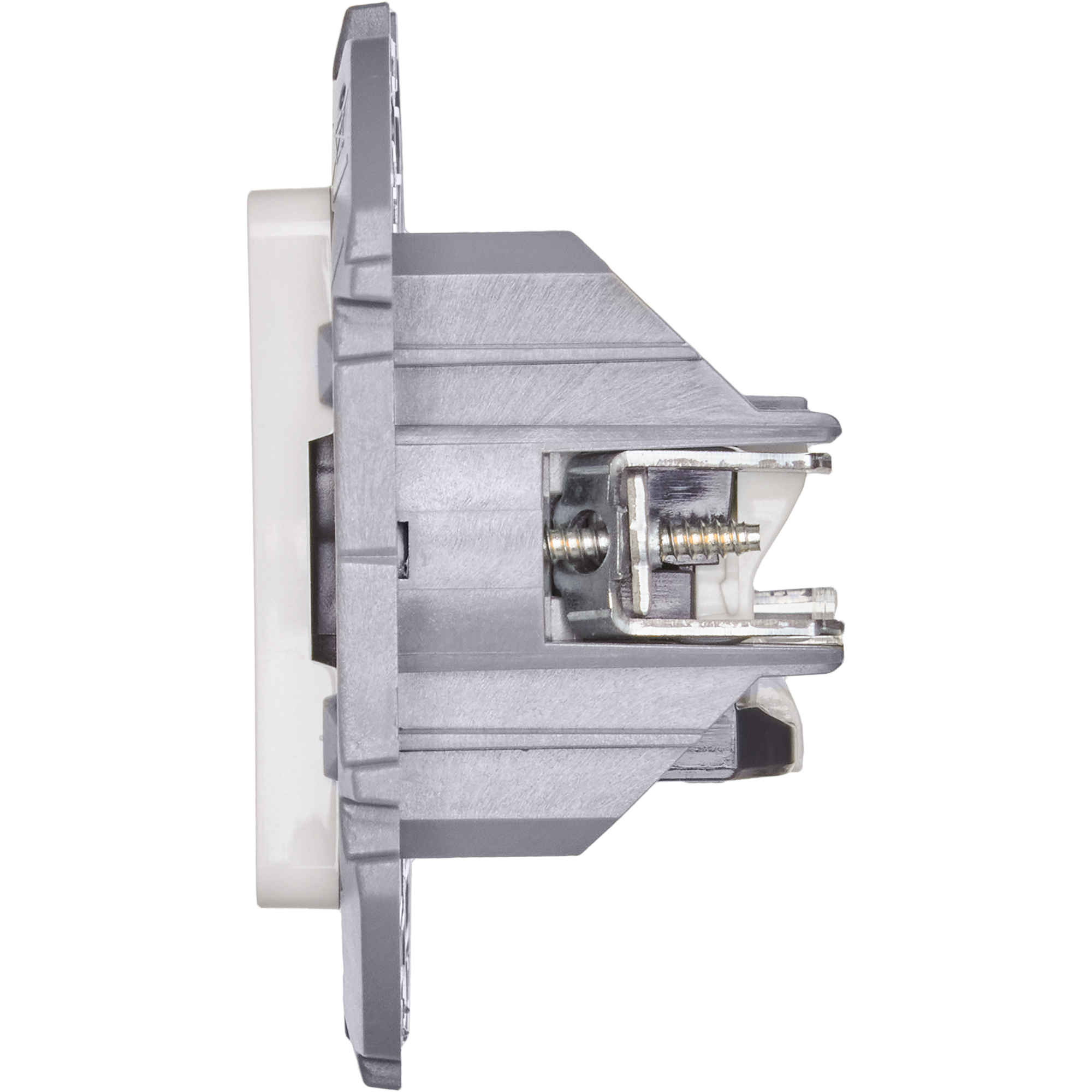 Розетка компьютерная двойная RJ45 категория 5Е UTP белый INSPIRIA IEK 673835
