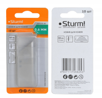 Набор лезвий для ножей трапецивидные (1 комплект - 10шт) Sturm 1076-S1-KE
