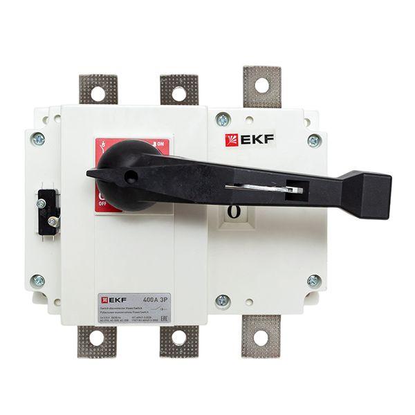 Рубильник-выключатель 400A 3P c рукояткой управления для прямой установки PowerSwitch PROxima EKF psds-400-3