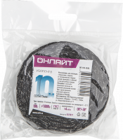 Изолента ОНЛАЙТ 61 152 OIT-H15-10/BL ХБ черная 100г 0,35х15мм 10м 61152 20317