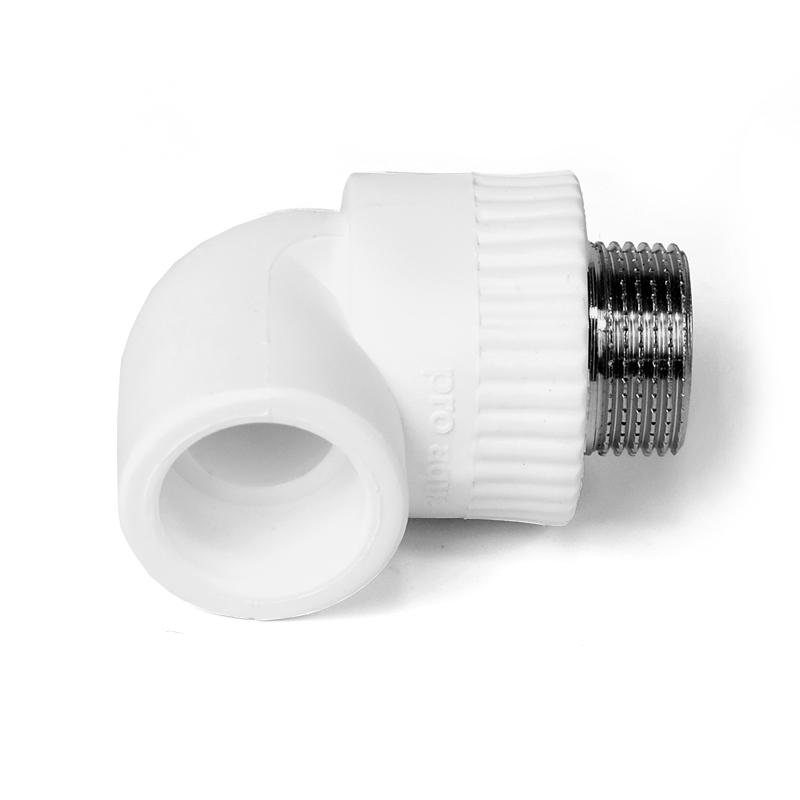 Угольник 32x1' НР комбинированный, полипропиленовый, белый PRO AQUA PA27018P