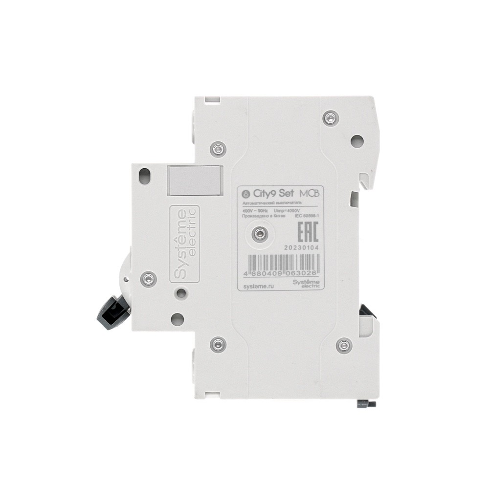 Выключатель автоматический двухполюсный 40А B 4.5kA 230В City9 Set Systeme Electric C9F14240