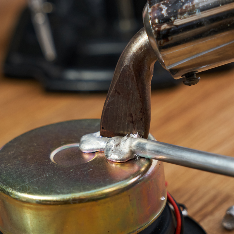 Припой пруток ПОС-30, 8 мм, L=400 мм, 200±10 г, (олово 30%, свинец 70%) REXANT 09-3531