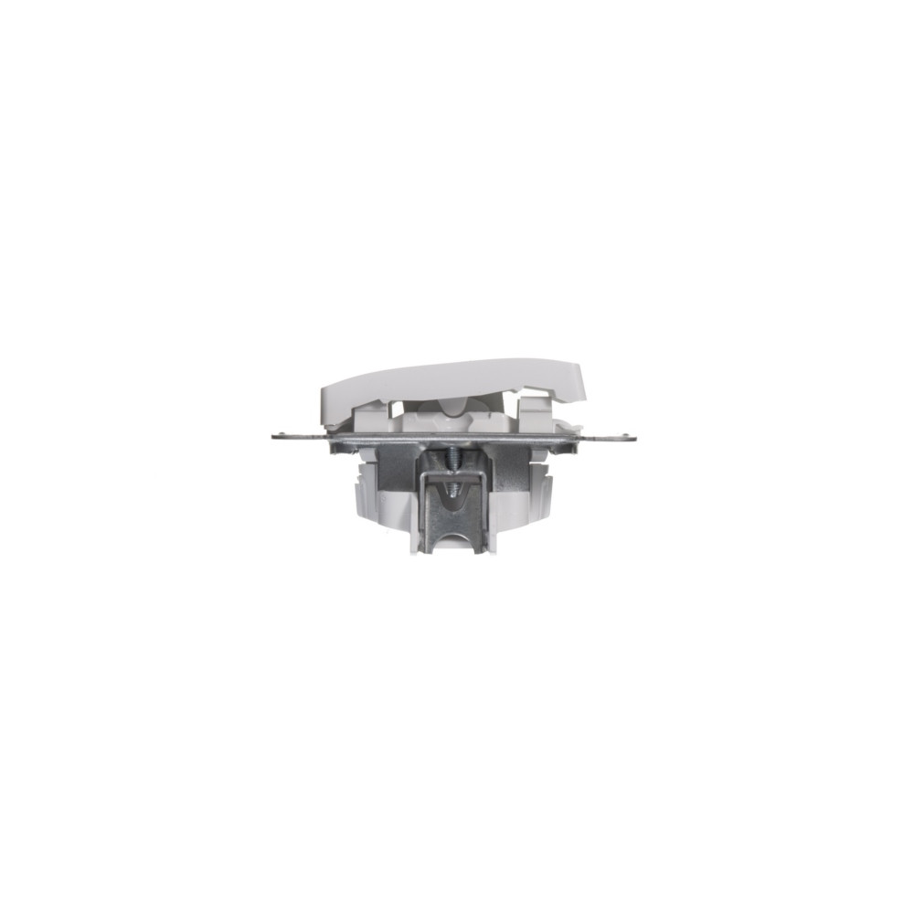 GLOSSA Кнопка нажимная в рамку белый схема 1 Systeme Electric GSL000115