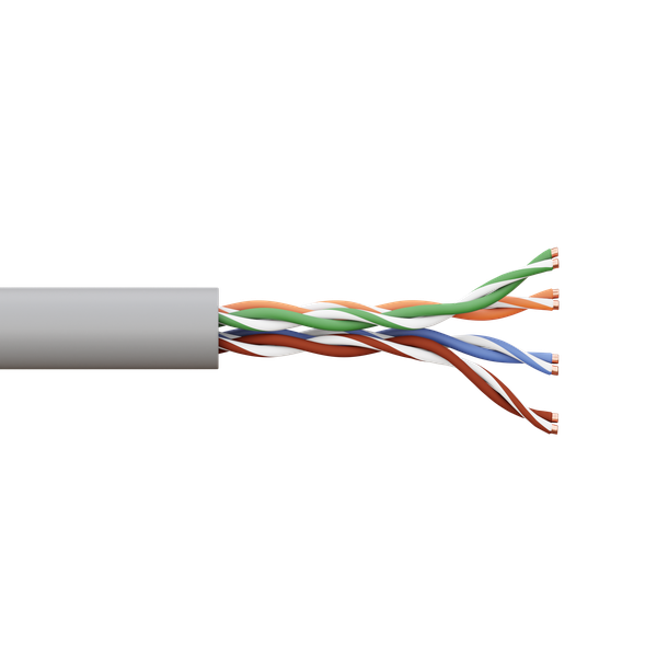 Витая пара TERACOM PRO 5E U/UTP 4 пары solid 24AWG LSZH нг(А)-HF серый 305м EKF TRP-5EUTP-04LSH-GY-IN3