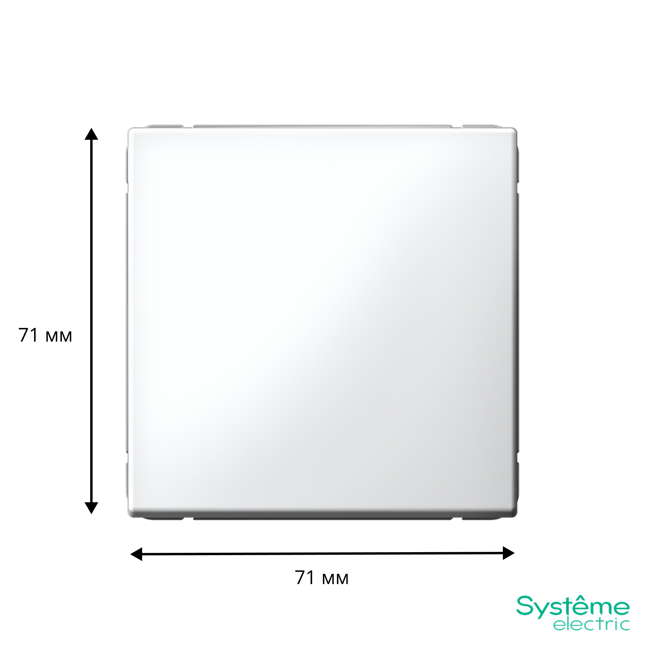 ARTGALLERY 1-клавишный ВЫКЛЮЧАТЕЛЬ, 10АХ, механизм, быстрозажимные клеммы, БЕЛЫЙ Systeme Electric GAL000111S