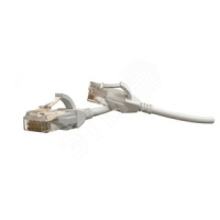 Патч-корд PC-LPT-UTP-RJ45-RJ45-C6-3M-LSZH-WH Белый Hyperline 445749