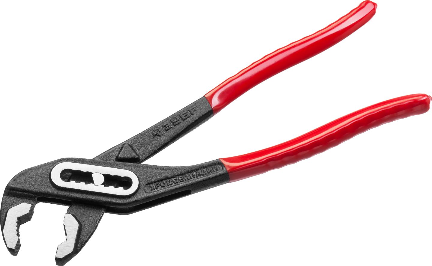 Клещи переставные ''Мастер'', Сr-V, высокомощный коробчатый шарнир, 250мм ЗУБР 2242-24_z01