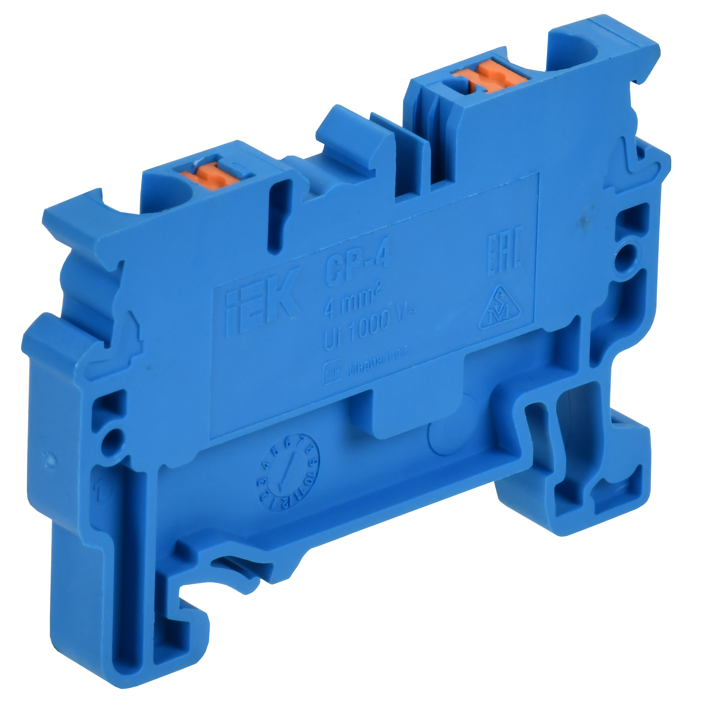 ARMAFIX Клемма пружинная CX4 BU 4мм2 проходная синяя IEK AF-CT40-00-K07-004