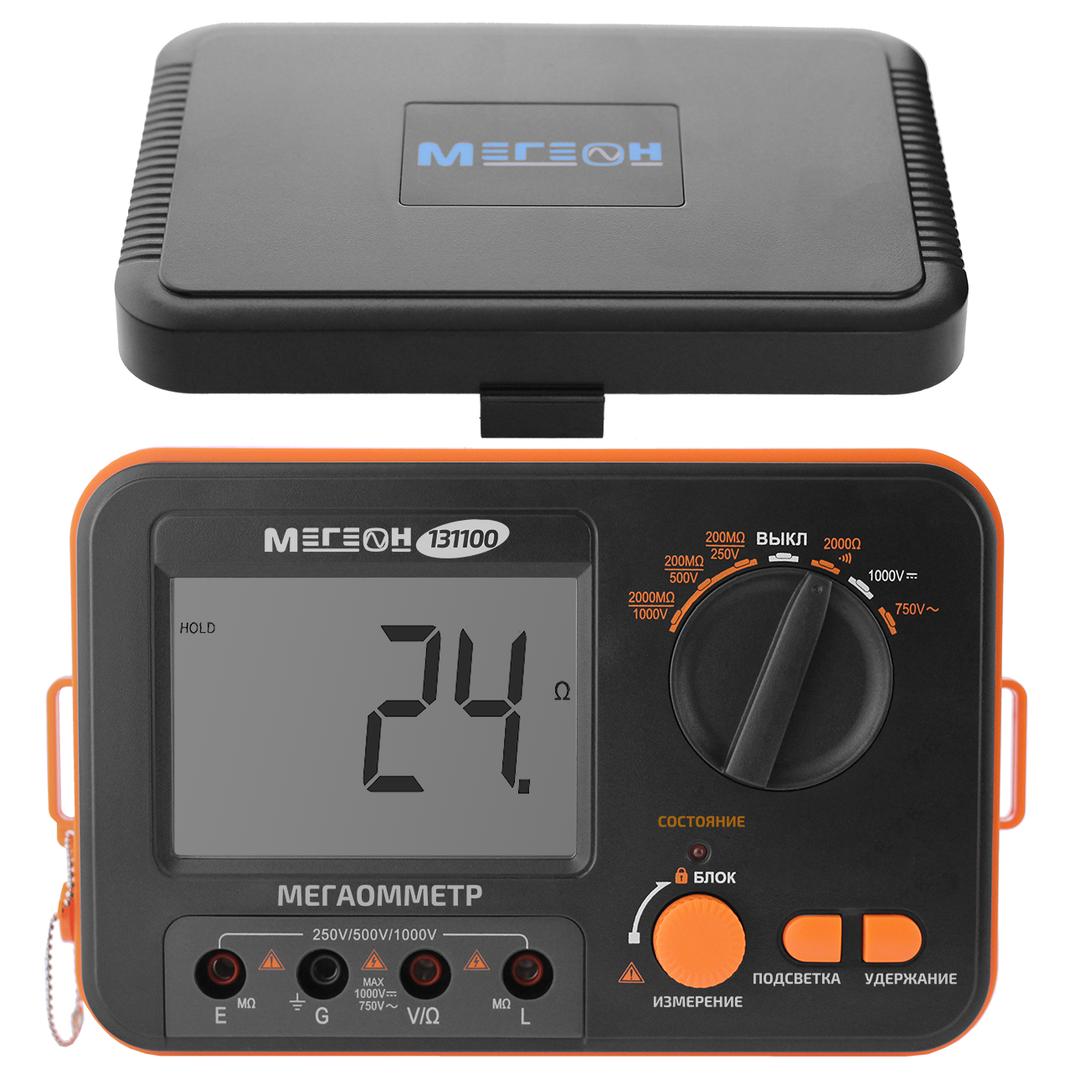Мегаомметр (измеритель сопротивления изоляции) 131100 МЕГЕОН 00000003056
