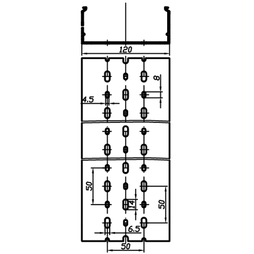 Короб перфорированный RL12 100x60 серый QUADRO DKC 00140RL