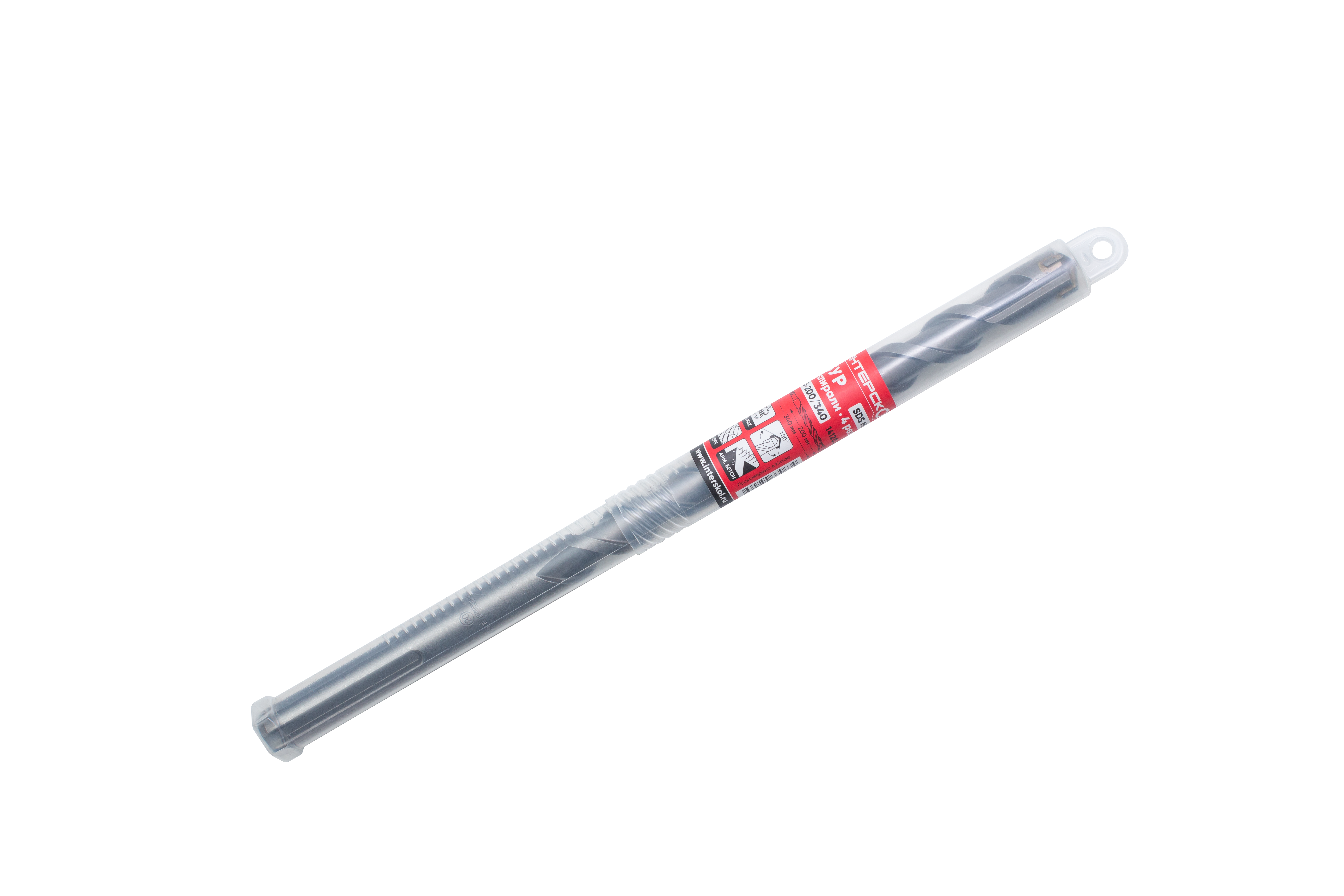 Бур SDS-Max (2 спирали, 4 резца)  20х200/340 Интерскол 14120.200