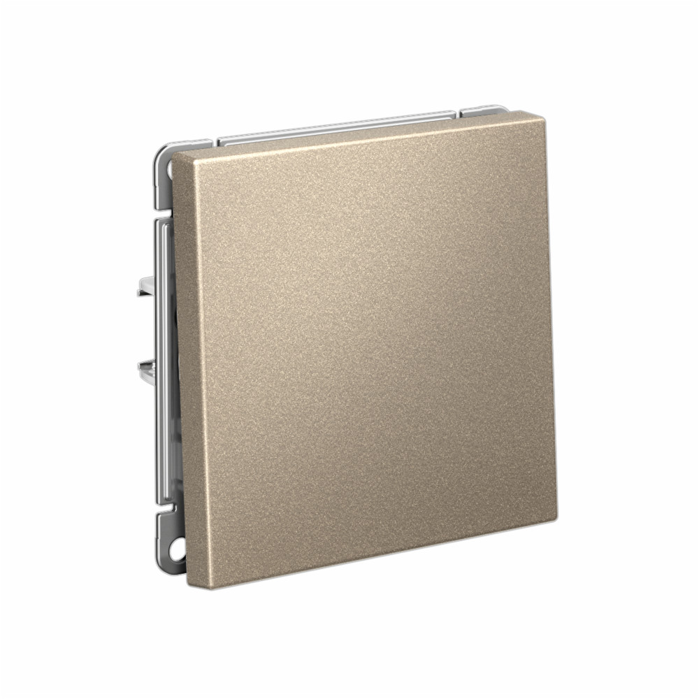 ARTGALLERY 1-клавишный выключатель, сх.1, 10АХ, шампань Systeme Electric GAL000511