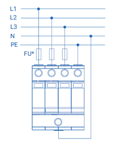 Устройство защиты от импульсных перенапряжений РИФ-Э-I+II 275/12,5 (3+1) СТРИМЕР 114003