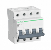 Выключатель автоматический четырехполюсный 63А С 4.5kA 400В City9 Set Systeme Electric C9F34463