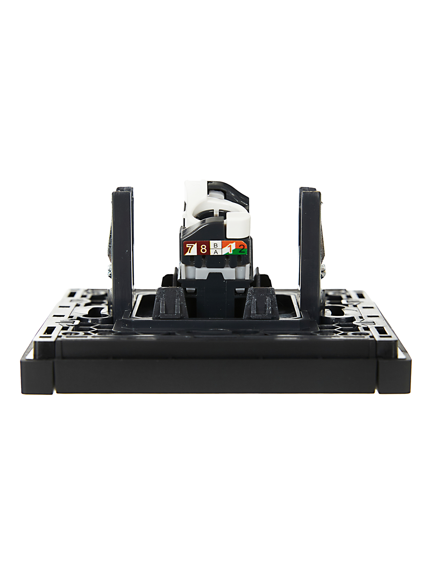 FORTE&PIANO Розетка компьютерная RJ45 кат.5E FP132 черный IEK FP-K10-1-K02