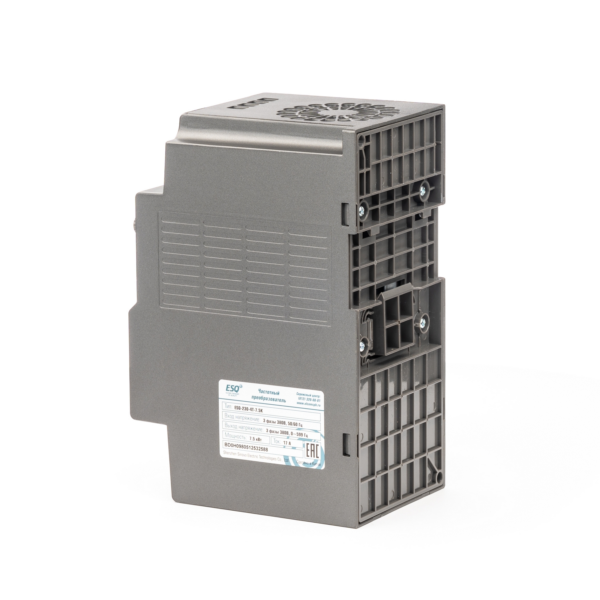 Преобразователь частоты 3ф ESQ-230-4T-7.5K 7.5 кВт 380В 08.04.304428