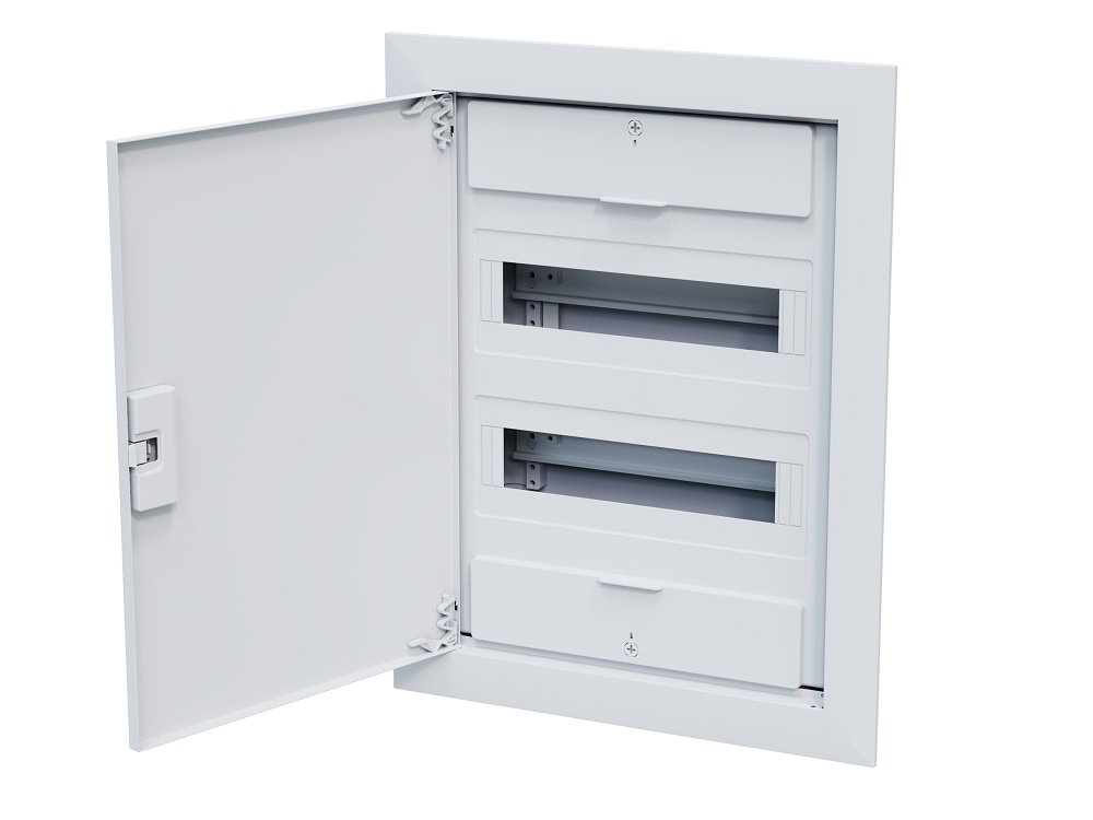 Щит  ЩРВ-п-24 белый с белой дверью IP40 OptiBox PRO КЭАЗ 379799