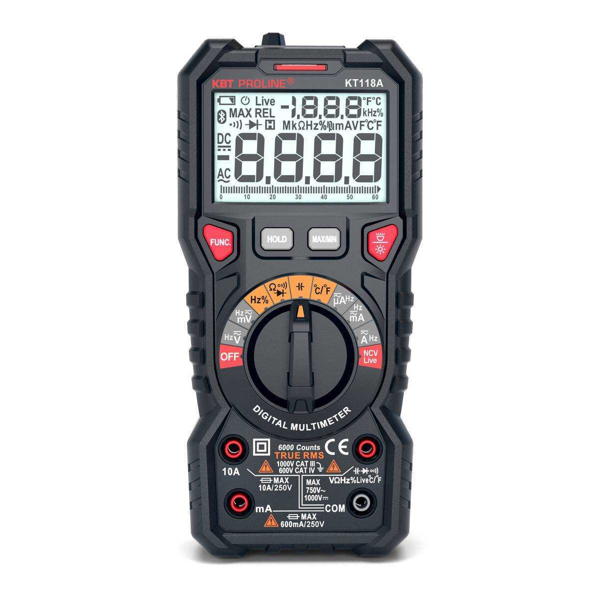 Мультиметр цифровой KT 118A серия PROLINE КВТ 79126