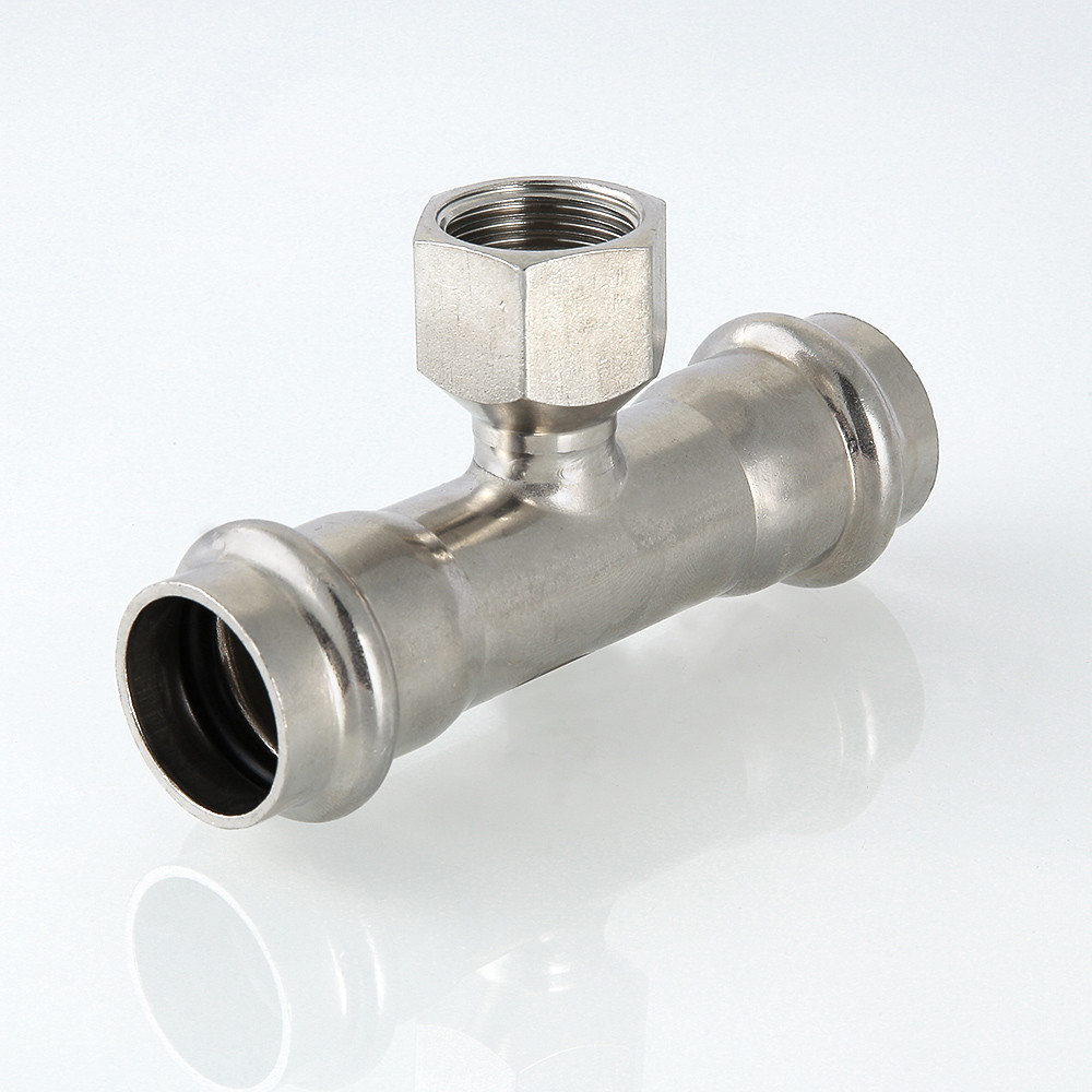 Тройник нержавеющая сталь 22x1/2' ВР VALTEC VTi.932.I.220422 TV9322204