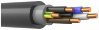 Кабель силовой ППГнг(А)-HF 5х2.5ок(N.PE)-0.66 однопроволочный черный (бухта) АЛЮР 00-00009614