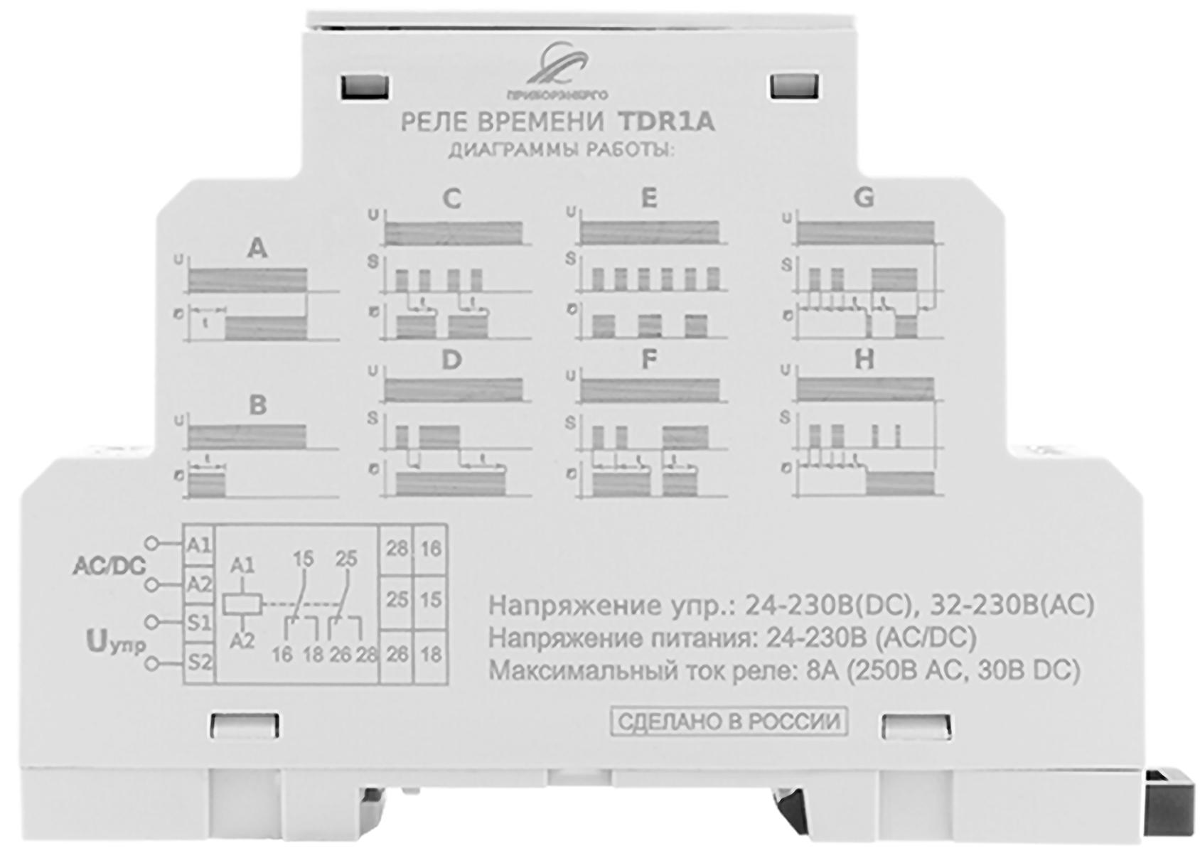 Реле времени TDR1A Приборэнерго НТК НФ-00000709
