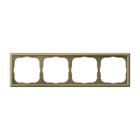 ARTGALLERY рамка 4-постовая, золото Systeme Electric GAL001604