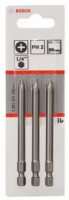 Бита 89мм PH2 XH (3шт) BOSCH 2.607.001.535 2607001535