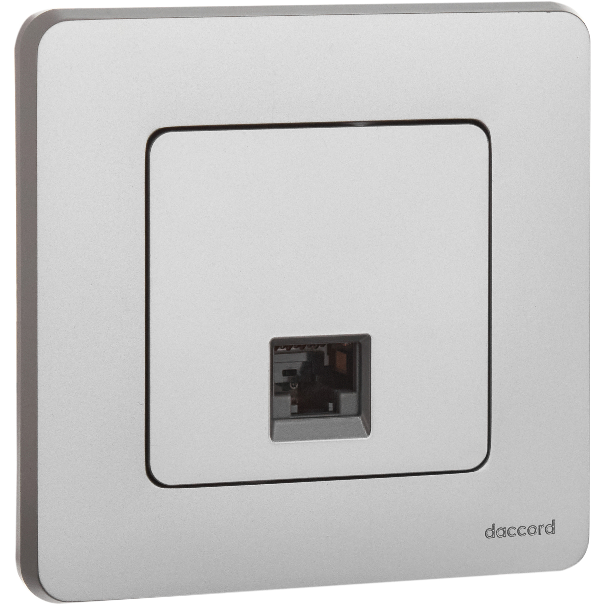 Розетка компьютерная RJ45 категория 5Е UTP алюминий INSPIRIA IEK 673827