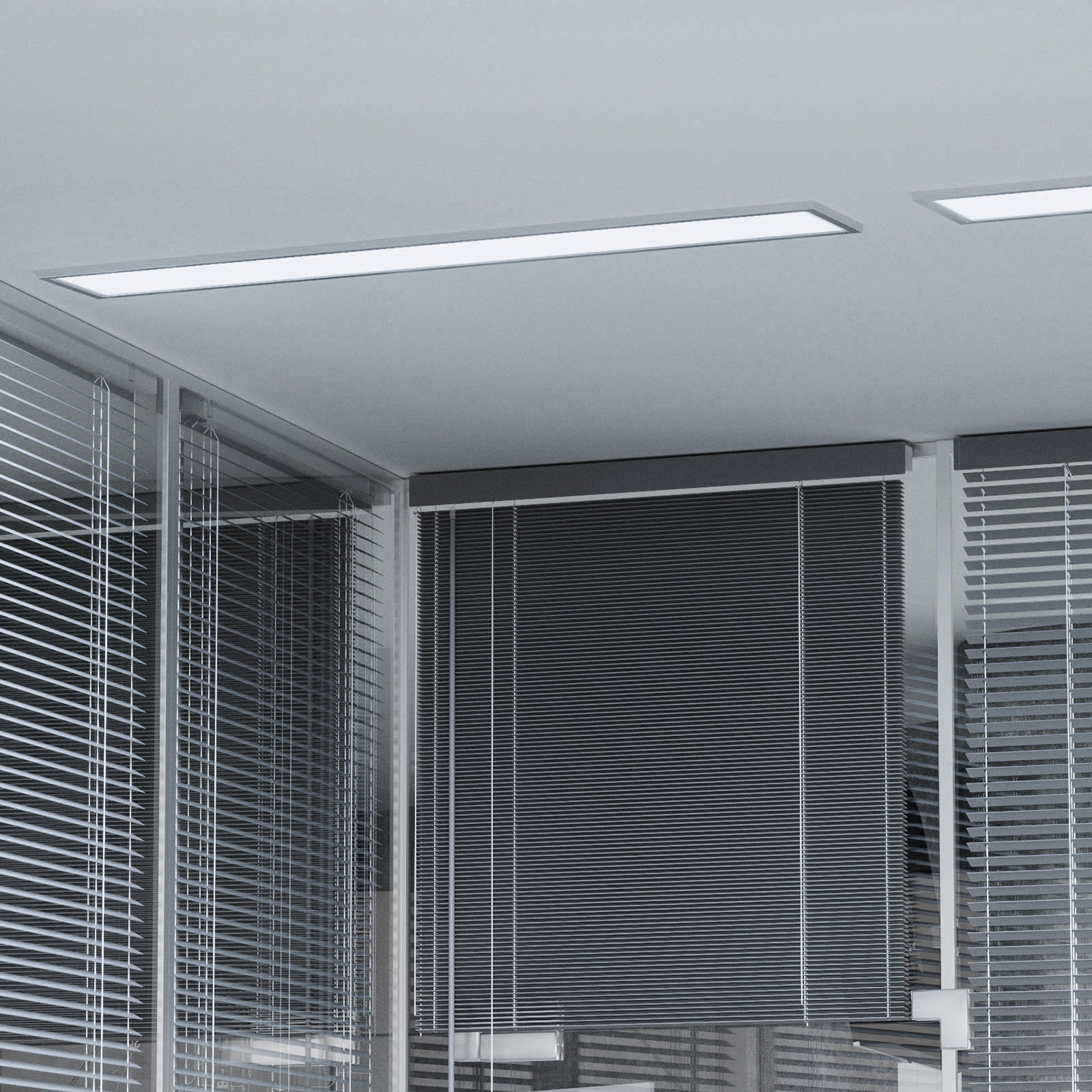 Светильник светодиодный ДПО 36 Вт 3200 лм 6500К AC 220В IP20 1200х180х19мм призма Офис Gauss GAUSS 860125336