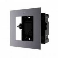 Рамка монтажная на 1 модуль, врезная с пластиковым монтажным основанием Hikvision DS-KD-ACF1/Plastic 305700477