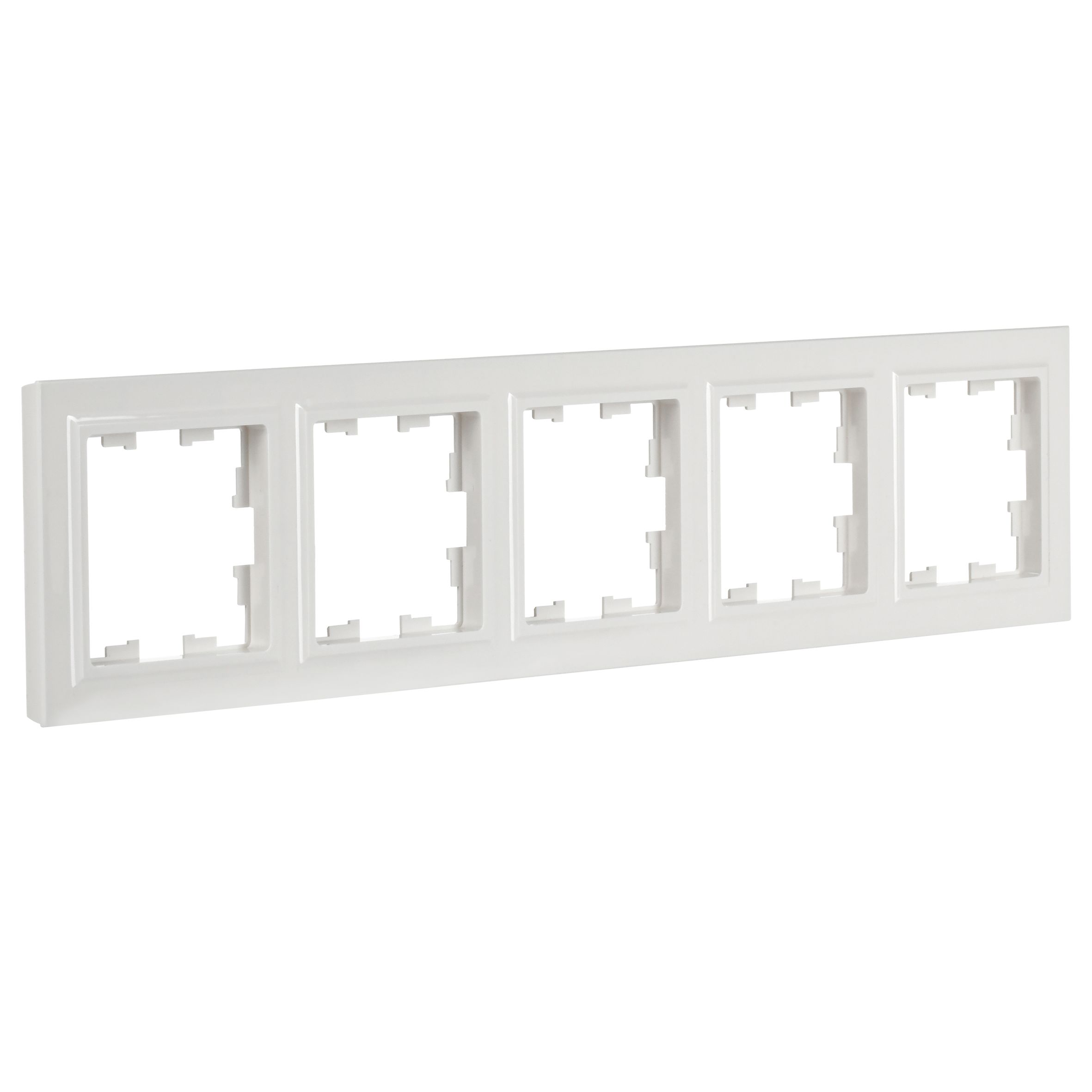 BRITE Рамка 5 постов РУ-5-БрБ белый IEK BR-M52-K01