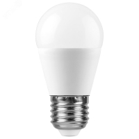 Лампа светодиодная LED 15вт Е27 дневной матовый шар SAFFIT SBG4515 55214