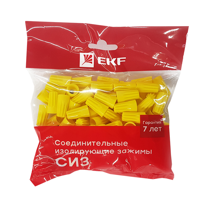 Скрутка СИЗ-4 1.75-10.5мм2 желтая (100шт) EKF plc-cc-6