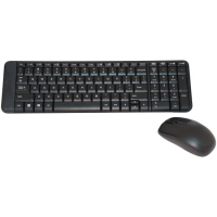 Комплект клавиатура + мышь беспроводной MK220, черный Logitech 920-003236