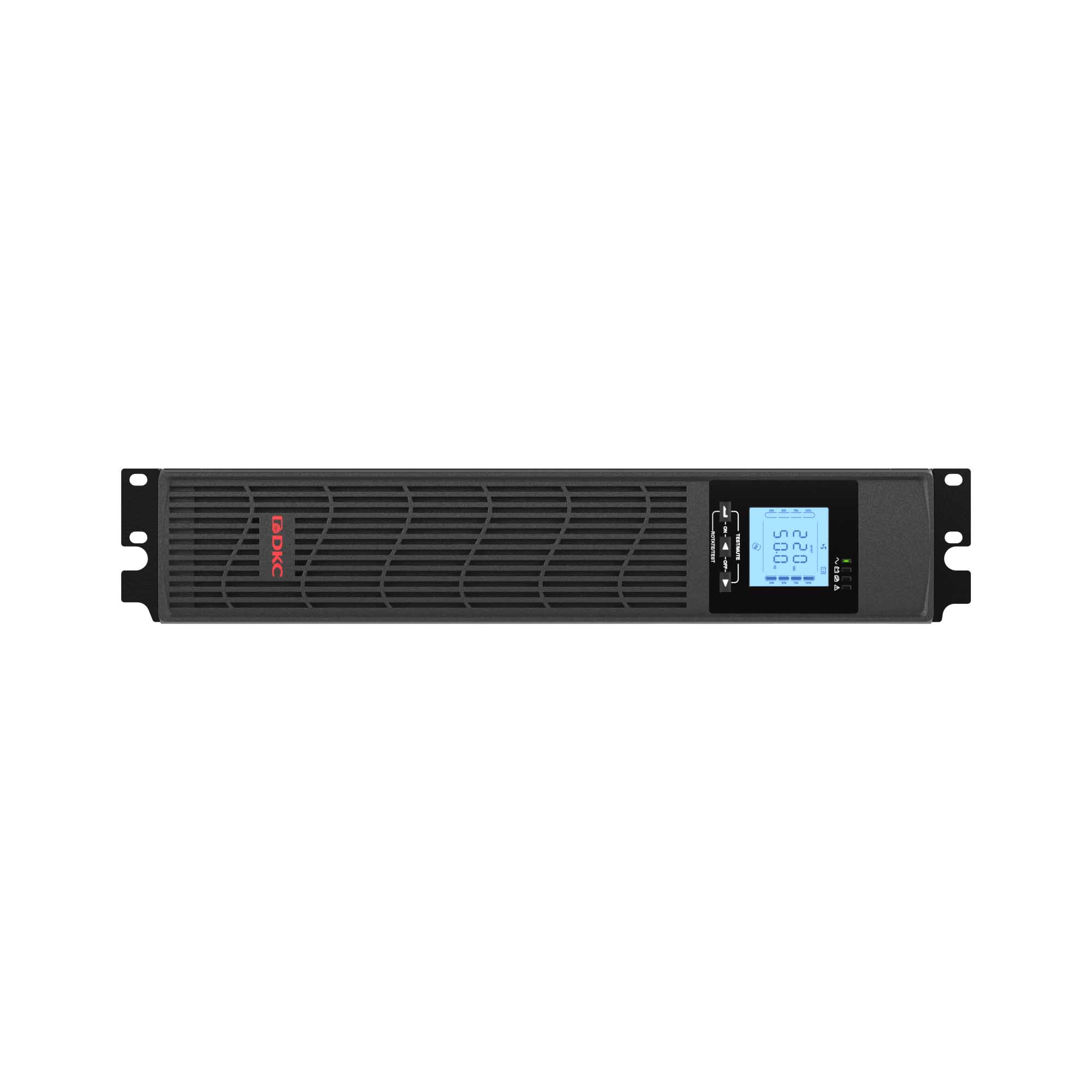 Источник бесперебойного питания line-interactive, Info Rackmount Pro, 1000 ВА/800Вт,1/1, USB, RJ45, 6xIEC C13, Rack 2U, SNMP/AS400 slot, 2x7Aч DKC INFORPRO1000IN