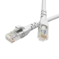 Патч-корд неэкранированный CAT5E U/UTP 4х2 LSZH белый 1м DKC RN5EUU4510WH