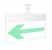 Оповещатель световой Молния-24 Ультра  Стрелка  влево зеленые светодиоды Вистл ML-UL-24-0087