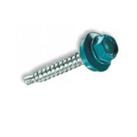 Саморез кровельный 5,5x19 RAL5021 сверло шайба d=14мм Tech-KREP 00006008
