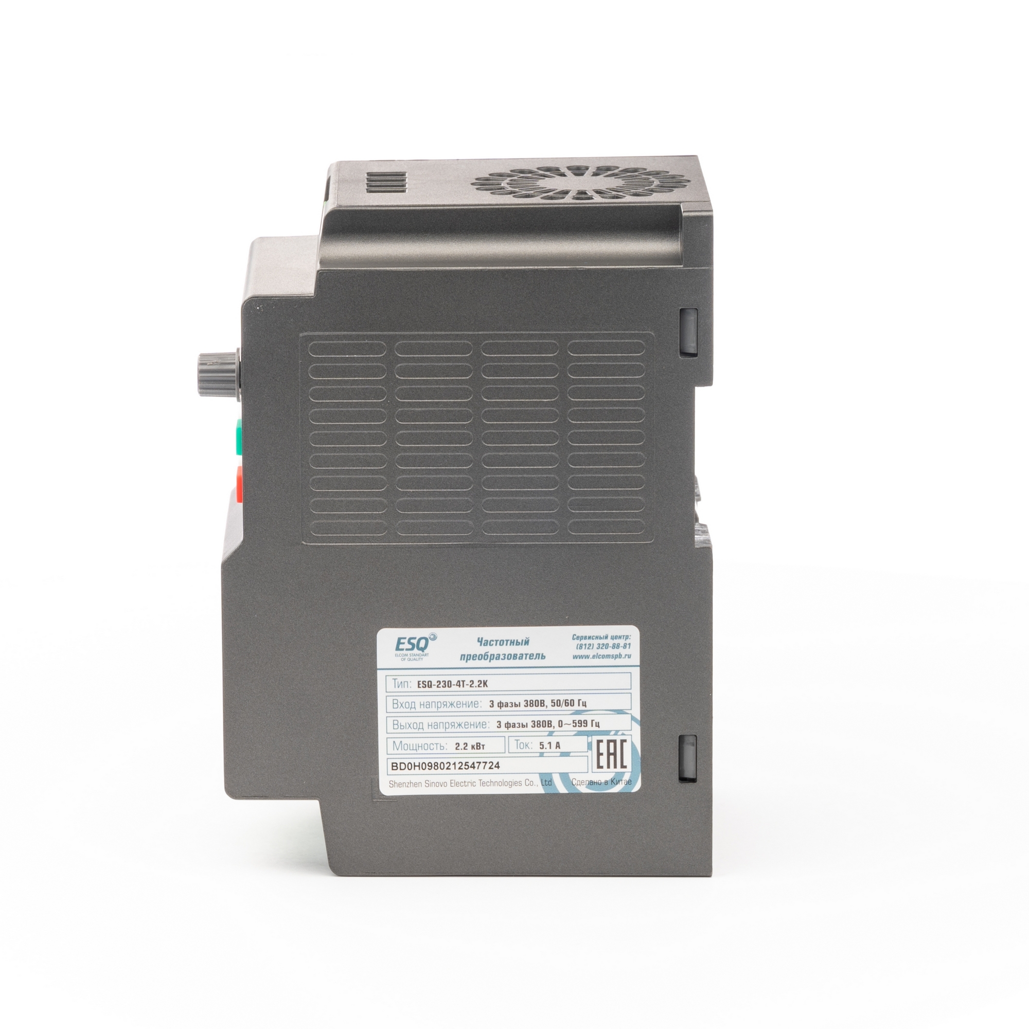 Преобразователь частоты 3ф ESQ-230-4T-2.2K 2.2 кВт 380В 08.04.304425