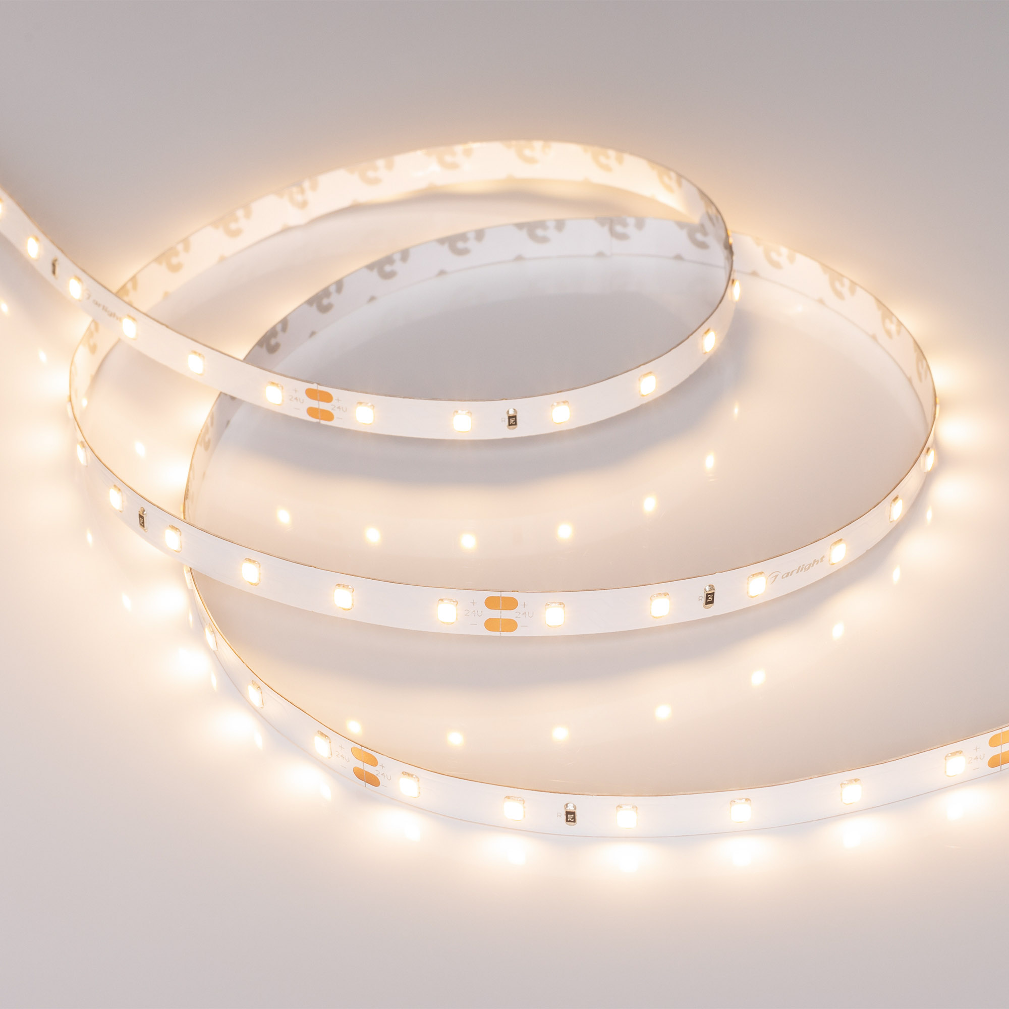 Лента светодиодная 4,8 Вт/м 24В IP20 3000K 60LED/м RT/RTW-A60-8-11mm SMD 2835 5 м Arlight 024110(2)