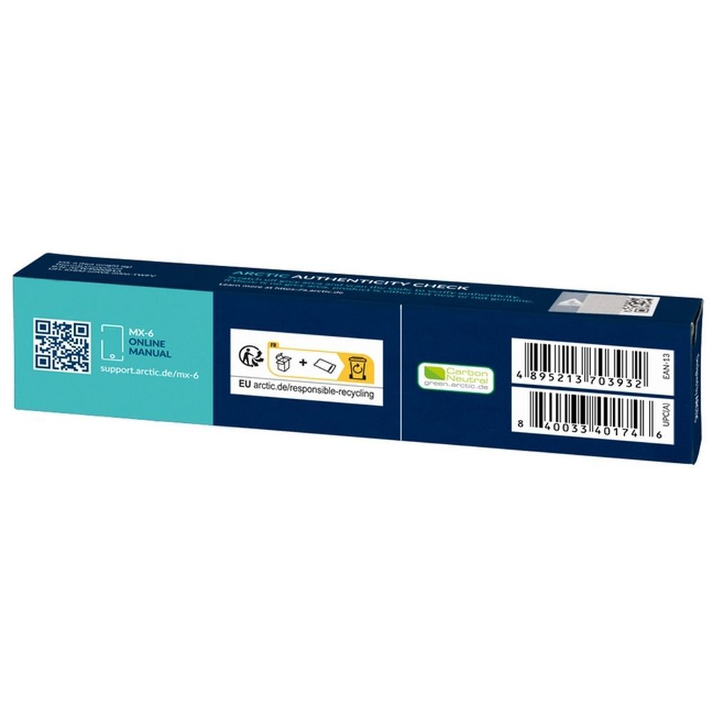 Термопаста Mx-6, упаковка 8 грамм Arctic Cooling ACTCP00081A 117236