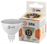 Лампа светодиодная LED 12 Вт 960Лм 2700К софит теплый GU5.3 170-265В LED MR16-12W-827-GU5.3 Standart ЭРА Б0040887