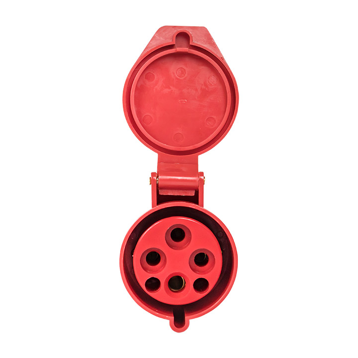 Розетка кабельная 16А 3Р+Е IP44 переносная 380В EKF ps-214-16-380