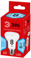 Лампа светодиодная LED 8Вт R63 4000К Е27 нейтр рефл не для выкл с подс ЭРА Б0020636