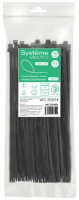 Стяжка кабельная MultiSet 250х4.8 Чёрная (100шт) Systeme Electric IMT25048B