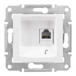 Sedna Розетка телефонная RJ11 в рамку белая Schneider Electric SDN4101121