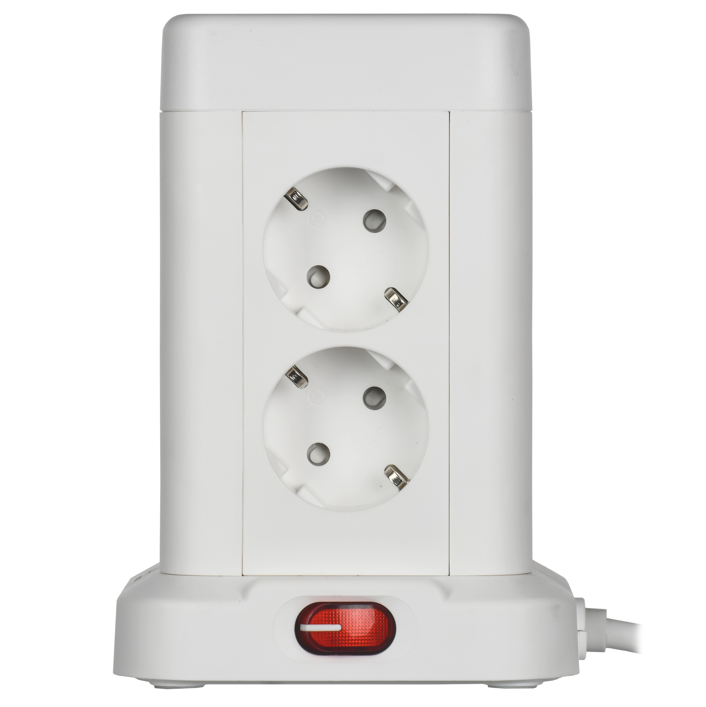 DOMINIC Удлинитель У08K 8 мест 2P+PE 1,5м 3х1,0мм2 16А/250В USB A+C 20Вт белый IEK DN-YP30-16-08-01-ZKU-K01