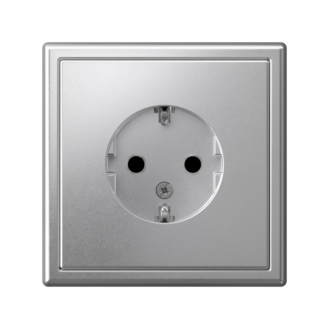 ARTGALLERY розетка с заземлением со шторками, 16А, механизм, алюминий Systeme Electric GAL000345