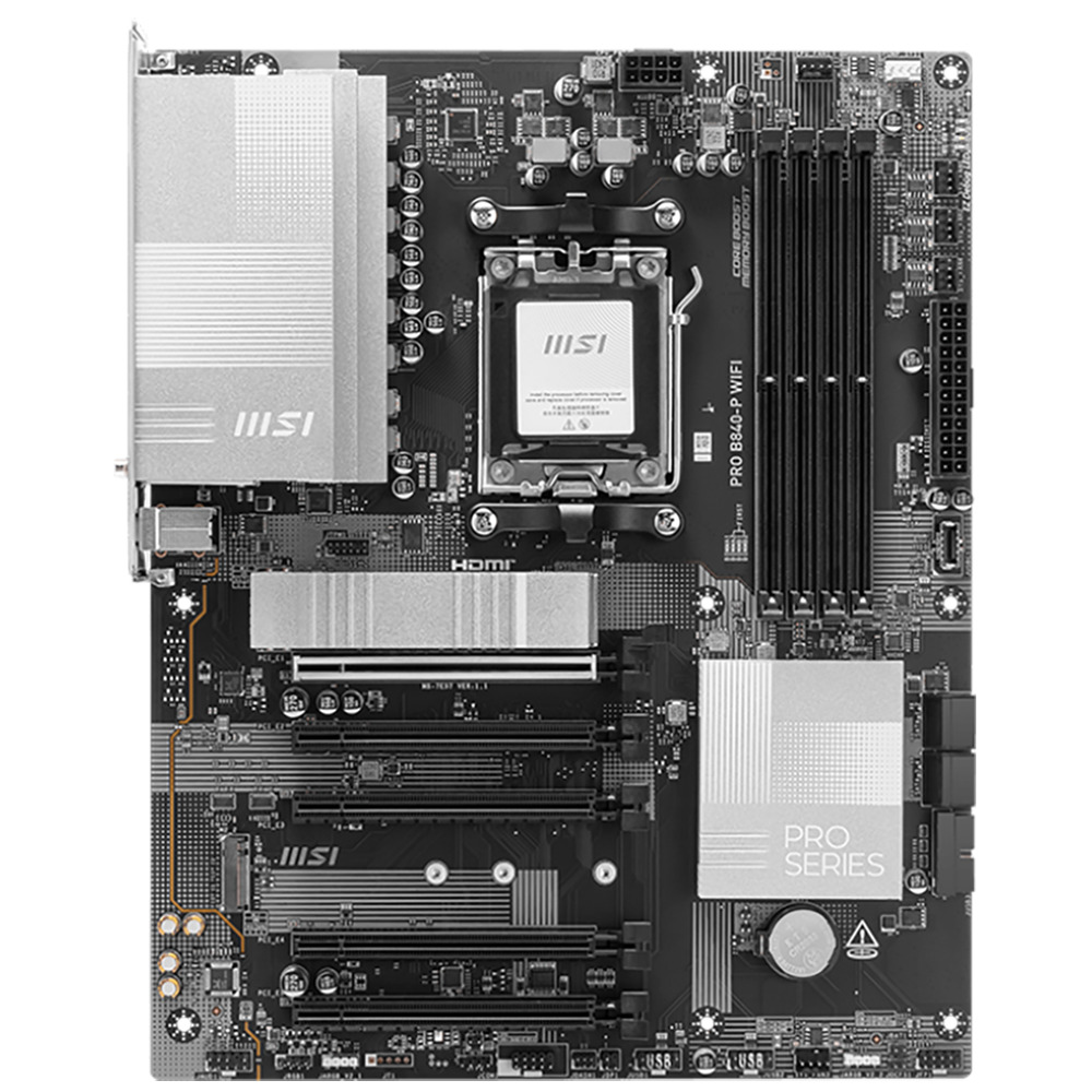 Материнская плата PRO B840-P WIFI, AMD B840, ATX MSI 190191